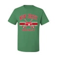 thumbnail image 2 of Wild Bobby City of New Jersey Hockey Fantasy Fan Sports Men's T-Shirt, Kelly, Small, 2 of 5