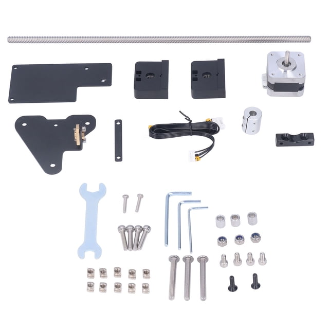 Kit de ejes Z de impresora 3D Kit de actualización de ejes Z duales con juego de soporte de motor paso a paso de tornillo de plomo para impresora 3D Ender 3