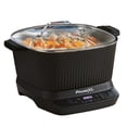 thumbnail image 5 of STIRMAX PLUS Olla múltiple digital de 7,5 cuartos con paleta automática para revolver y triturar, preajustes programables 9 en 1 para saltear, dorar y dorar alimentos antes de cocinar a fuego lento -, 5 of 5