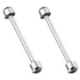 thumbnail image 1 of 2pcs Watch Screw Tube Rods Screw-in Watch Strap Link Rod Connect Rod Repair Tools for Watchmaker - 18mm Inner Diameter (Steel Color), 1 of 8