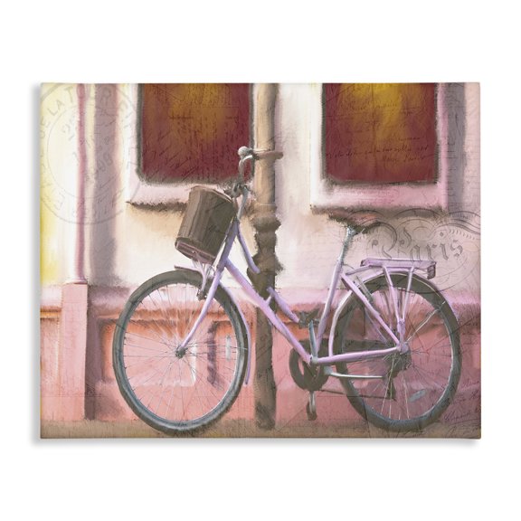 Stupell Industries Traditional Golden Hour Warm Bicycle at Sunset Canvas Art, 20 x 16, by Kim Allen