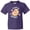 Purple, variant on Inktastic Valentines Day Pugs and Kisses with Pink Hearts Youth T-Shirt