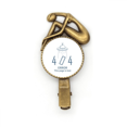 thumbnail image 1 of Programmer 404 Error Not Found Hairpin Headdress Brooch Vintage Metal, 1 of 3