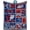 Bue, variant on Buffalo Football Style Blanket Super Cozy Flannel Throw Blanket City Football Blankets for Sofa Bed Couch Living Room Gifts 62" x 52"