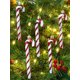 thumbnail image 3 of 6pcs Christmas Candy Cane Decorations, Plastic Shiny Candy Canes Ornaments For Christmas Tree, Holiday Party Favors, 3 of 5