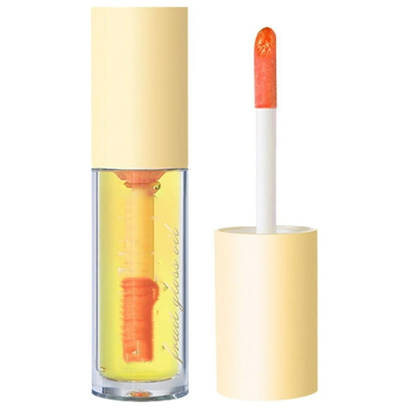 TechWave Warm Changing Fruit Lip Oil Face Water Gloss Lip Glaze Moisturizing Moisturizing And Nourishing Lip Lotion 2ml City Clear Baby Lip Gloss for Kids Lip Gloss Plumper Clear Lip Tint Korean 5
