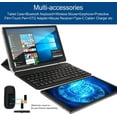 thumbnail image 2 of Tablet 2 in 1 Tablets Android 11 SEBBE 10.36 Inch 5G+2.4G Wifi Quad Speakers Tableta with Keyboard Gray, 2 of 7