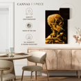 thumbnail image 5 of Elephant Stock Skull With Cigarette 1885 Wall Art - Vertical Canvas Wall Art - Living Room Wall Decor - Fantasy And Sci-fi Canvas - Orange And Yellow Decor By Vincent Van Gogh - 8" x 12", 5 of 8