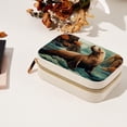 thumbnail image 7 of Sea Lion Velvet Necklace Holder: Portable Travel Organizer Box with Removable Compartment - Great Gift for Any Occasion, 7 of 7
