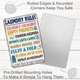 thumbnail image 3 of Metal Sign Hot Tub Rules Tin Sign Vintage Bar Home Bathroom Pool and Patio Decor Wall Decoration Tin Sign 12x8 Inches, 3 of 5