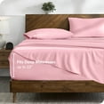 thumbnail image 3 of Bare Home 22" Extra Deep Pocket Sheet Set - Premium 1800 Collection - Ultra-Soft - Queen, Light Pink, 3 of 8