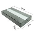 thumbnail image 5 of 2 Pack Underbed Storage Bag Organizer , With High Density Handles And 1 Clear Window, Sturdy Oxford Fabric Blanket Comforter Storage, 5 of 5