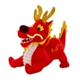 thumbnail image 4 of Peluche de Dragón Almohada Adorno BLESIY Muñeco de Peluche Animal Relleno Rojo, 4 of 8