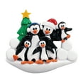 thumbnail image 5 of Ornaments by Elves Personalized Christmas Ornament 2024 Family of 5 Penguin Christmas Ornaments, 5 of 10