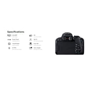 Canon EOS 800D/T7i DSLR Camera W/ 18-55mm IS STM Lens (International Version)