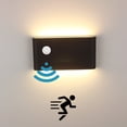 thumbnail image 1 of Lámpara de pared LED simple moderna lámpara de pared impermeable mesita de noche creativa arriba y abajo lámpara de aluminio luminosa, 1 of 4