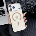 thumbnail image 1 of For iPhone 17 Pro Max Crystal Clear Case Compatible with MagSafe Hard PC Phone Cover - Transparent B, 1 of 5