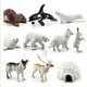 thumbnail image 2 of Juego de 10 figuras de animales marinos del océano del Círculo Polar Ártico, modelos de aprendizaje de animales, figuras de Navidad, Año Nuevo, regalo de cumpleaños para niños, 2 of 14