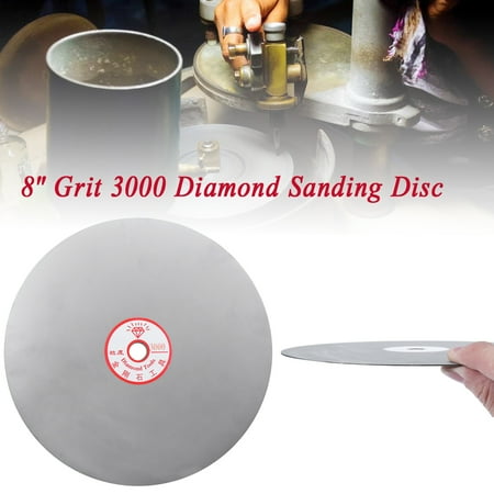 8' Diamond Flat Lap - 8'' Grit 3000 Diamond Flat Lap Wheel Jewelry Grinding Polishing Sanding Disc