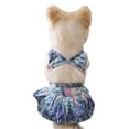 thumbnail image 5 of Guiexla 1 Set Pet Dog Bikini Extra Soft Exquisite Pattern Fastener Tape Bright Color Non-Fading Dress-up Breathable Pet Dog Print Bikini Swimsuit Dress Pet Supplies, 5 of 8