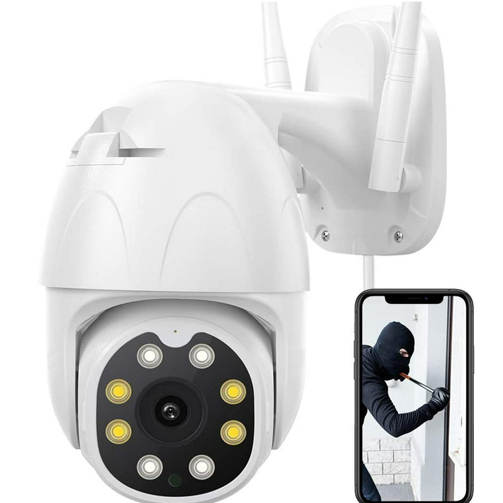 Security Camera Outdoor, 1080P HD PTZ Outdoor Camera WiFi for Home