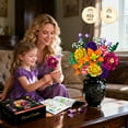 thumbnail image 6 of WIDELAND Flower Bouquet Building Set 933PCs, DIY Botanical Kit with Hydrangea, Brodiaea, Rose, Baby's Breath, Home Office Decor for Adults, Gift Ideas Valentine Birthday Mother's Day (No Vase), 6 of 6