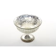 thumbnail image 2 of DIY Wedding Koyal Wholesale 7-Inch Antique Silver Glass Compote Bowl Pedestal Flower Bowl Centerpiece, 2 of 3