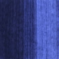 thumbnail image 1 of Ahgly Company Indoor Square Abstract Blue Contemporary Area Rugs, 3' Square, 1 of 4