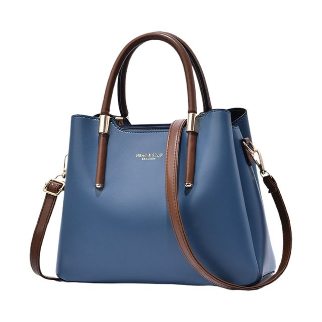 Lady Bag Simplicity Multi-layer High Capacity Portable Handle Exquisite Clothing Matching Faux Leather Women Large Hobo Tote Bag Daily Life Use