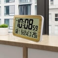 thumbnail image 4 of Reloj despertador digital con Fecha Temperatura Interior perfecl 20,1x12,4x2,6 cm, 4 of 8