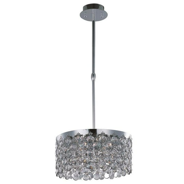 ET2 E21154-20PC Dazzle 5 Light Polished Chrome Single Pendant Ceiling Light - 16 in.