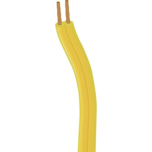 Woods 49911102 Lamp Cord, 18/2 SPT-1, 10 Amp, 300 V, 250', Clear/Gold