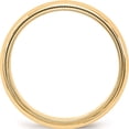 thumbnail image 3 of 14K Yellow Gold 5mm Milgrain Half-Round Wedding Band (Size 7.5) Made In United States m050-7.5, 3 of 5