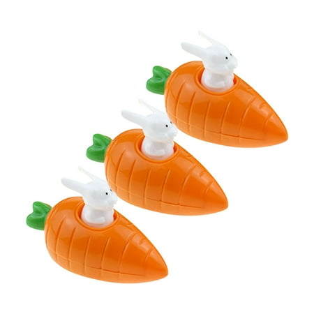 

3Pcs Pull Back Rabbit Carrot Trolley Children S Toys Kindergarten Gifts Children S Gifts Christmas Gifts Abs Orange
