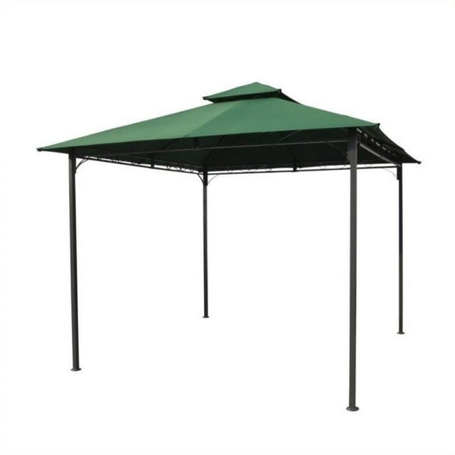 Pemberly Row Pavillon Contemporain d'Extérieur avec Auvent, Vert Forêt