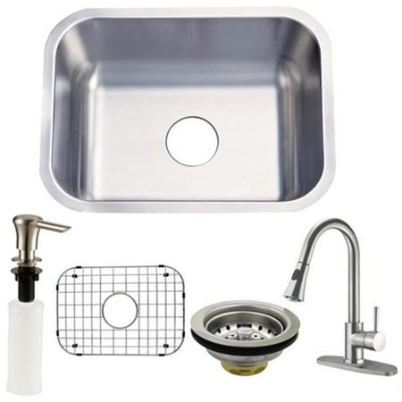Kingston Brass Kzku23189bnf Gourmetier Undermount Single Bowl