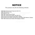 thumbnail image 2 of CMX Front Rear Ceramic Brake Pads Kit for Car Honda Accord Acura CL KCX-100174, 2 of 9