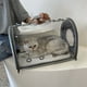 thumbnail image 2 of Bolsa de transporte para gatos, transparente, para salir, portátil, para coche, transpirable, para gatos, mochila para mascotas, mensajero portátil para gatos y perros, 2 of 5