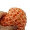thumbnail image 4 of Esponja suave para el cuerpo, baño, ducha, spa, exfoliante, lavado de cara, limpiador, esponja (naranja), 4 of 4