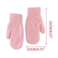 thumbnail image 2 of Yokua Women Windproof Wool Knit Gloves Cold Weather Fleece Lined Mittens Hand Warmer, 2 of 20