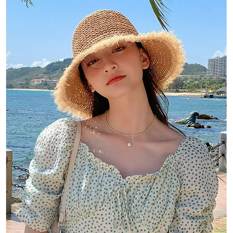 Hand MADE FLOPPY‎ SUMMER HAT. Comdrip Womens Sun Hat! Oversized Beach Straw Hat for Women  main image 3