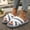 Gray, variant on Women's Fluffy Cross Band Slippers Soft Plush Indoor Outdoor House Slides