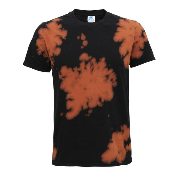 Colortone - Camiseta con diseño desteñido unisex (Negro)