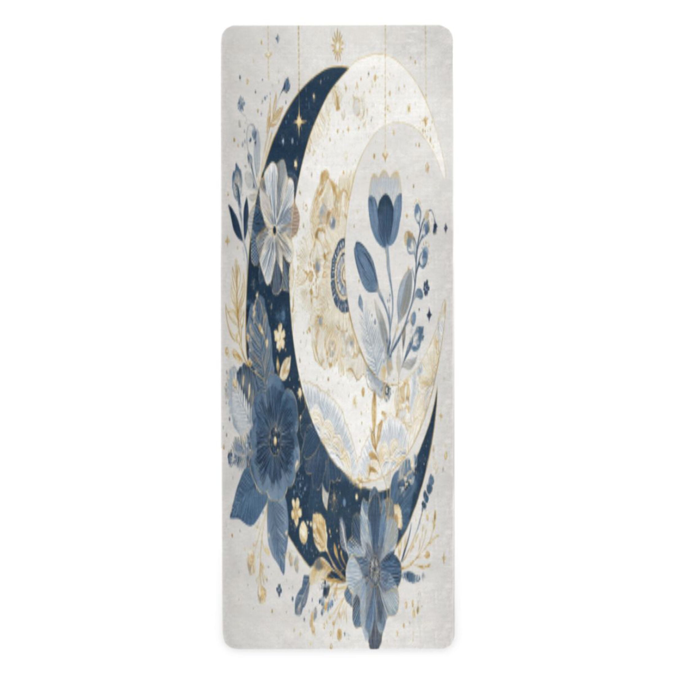 BZSMCE Yoga Mat Women Fitness Mat Lunar Bloom Altar Pattern
