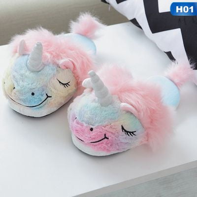 girls unicorn slipper boots
