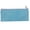 Sky Blue, variant on Black Zipper Utility Pouch, PU Leather Cash Deposit Bag Portable Pencil Case Coin Bank Envelope Organizer for Cash Cosmetics Keys Phone, 1 Pack