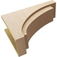 thumbnail image 6 of 12"W x 36"D x 24"H Classic Rivera Rough Cedar Woodgrain TimberThane Corbel, Primed Tan, 6 of 6