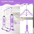 thumbnail image 2 of ABORON Indoor Gymnastics Equipment Horizontal Bars for Kids, Folding Gymnastics Bars Adjustable Height Home Training Monkey Bars for Child, Girls, Boys, Max Weight 160 Lbs, 2 of 8
