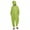 Green, variant on Womens One Piece Jumpsuits Zip-Up Pajamas Casual Hooded Onesies Long Sleeve Jogger Playsuits Loungewear with Pockets Yellow, M