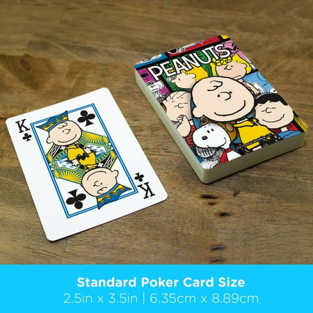 AQUARIUS Peanuts Charlie Brown Playing Cards